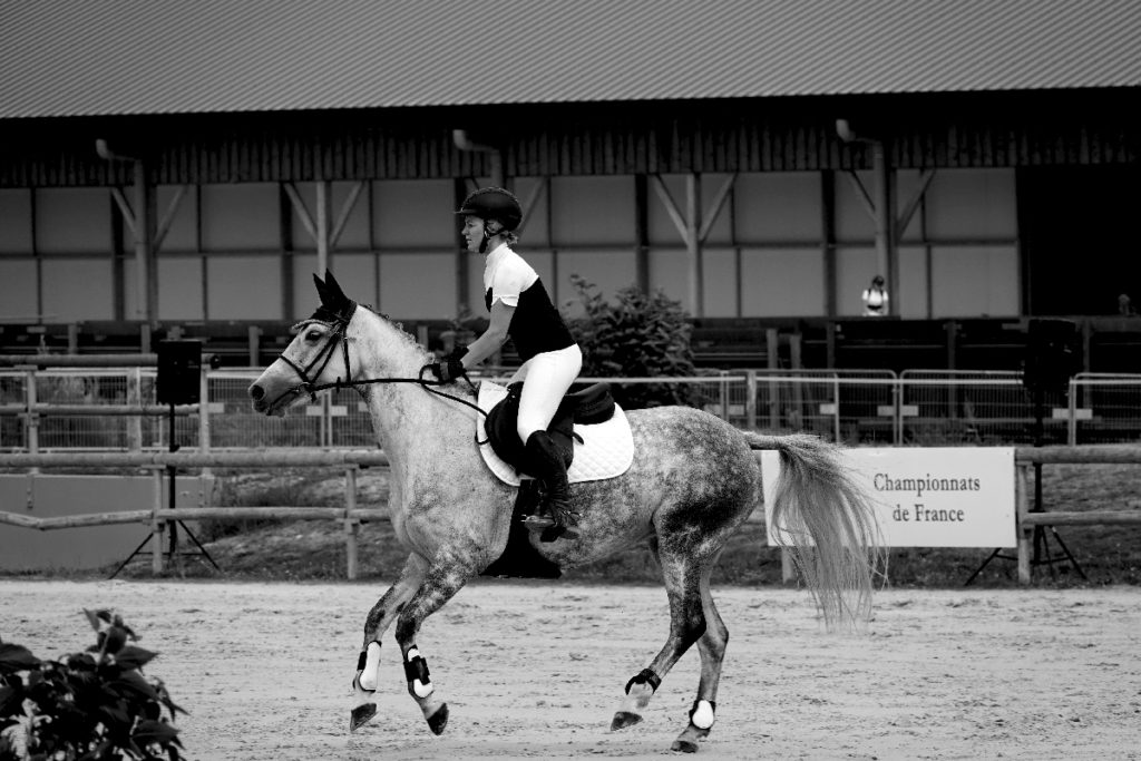 Mylene leloup sur cheval